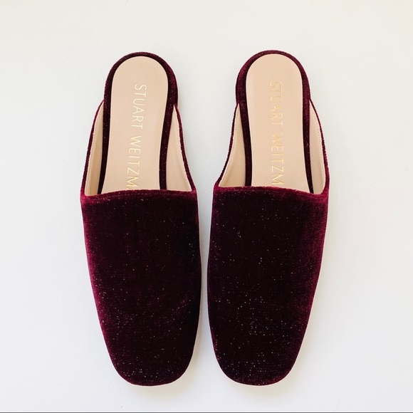 Stuart Weitzman velour mules NEW - Picture 2 of 7